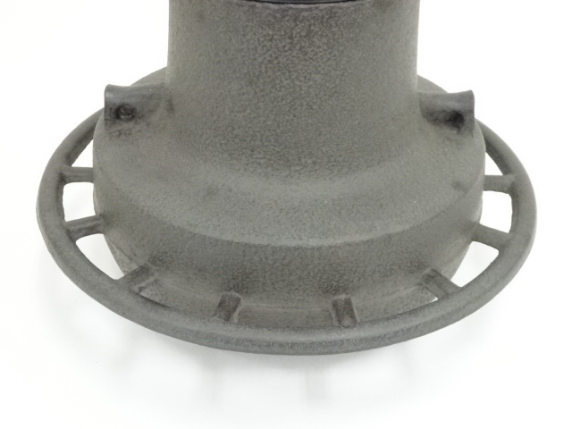  釜師　菊地政光造　車軸釜（共箱）